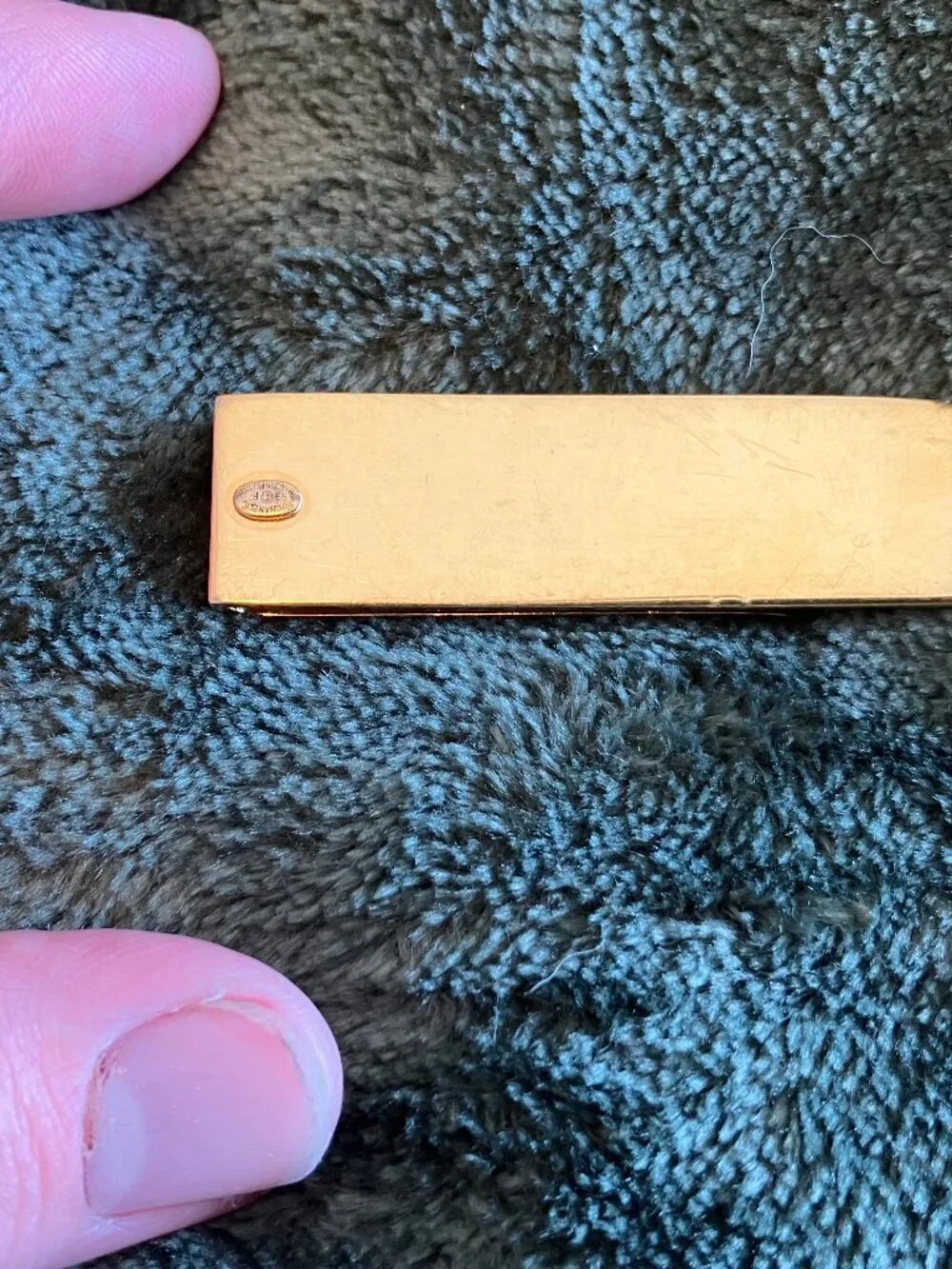 Chanel Gold-Plated Money Clip- good condition!